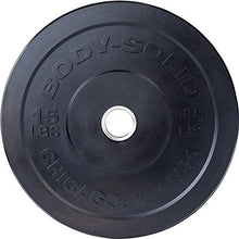 Body-Solid Chicago Extreme Bumper Plate Black