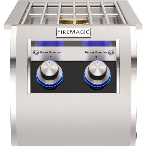 Fire Magic Echelon Diamond Built-In Natural Gas Double Side Burner - 32816