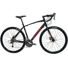 Tommaso Sentiero Sport Performance Aluminum Gravel Bike Matte Black/Red