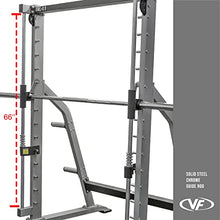 Valor Fitness Smith Machine Multi-Function Power Cage Silver