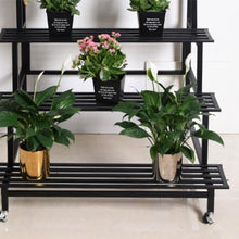Plant Stand Indoor 2/3/4 Tier Metal Plant Shelf Hanging Flower Stand For Indoor Plants Multiple Floor Standing Plant Display Rack Outdoor Flowerpot Stand Home Storage Rack Garden Balcony Patio