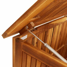 UUGRANDTO Storage Box Solid Acacia Wood Outdoor Furniture Storage Boxes