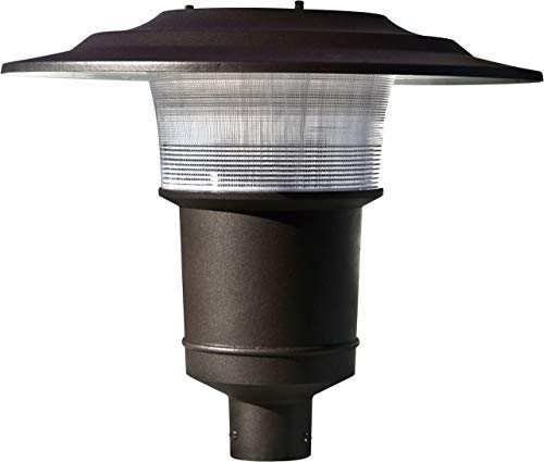 Dabmar Lighting GM651-BZ Large Post Top Fixture, 150W Hps 120V, Verde Green Finish