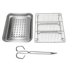 3 Pieces Barbecue Grill Stainless Steel Accessories Kitchen Tools Picnic Portable Foldable Household for Outdoor Use