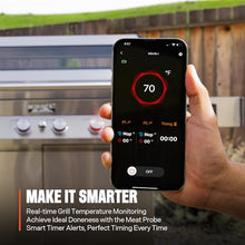 Monument Grills 6+1 Burner Smart Tech Propane Gas Grill with Cover and Rotisserie Kit, Denali 605Pro Stainless Steel Grill 78,000 BTU Outdoor Patio Barbecue Grill with Side Sear Burner, Knob Control