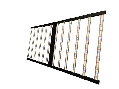 Silk Road Greenhouse 1000W Dimmable Full Spectrum LED Grow Light Black