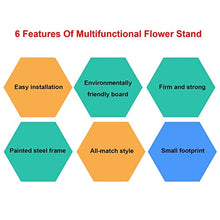 MIIKHI Multi Level Plant Stand Indoor Flower Pot Stand Iron Bracket Potted Plant Rack Multi-Layer Flower Display Stand