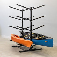 Teal Triangle Freestanding G-Watersport 8 Kayak and SUP Outdoor Storage Rack Black