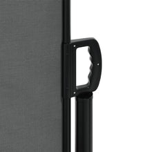 HFXHIJXQ Retractable Side Awning Anthracite Polyester Privacy Screen 472.4 x 472.4 x 55.1 in Outdoor Sun Shade for Patio Garden Balcony Terrace