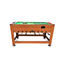 KICK Dyad 55" 2-in-1 Multi Game Table Brown