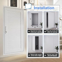 32 X 48 Inch Access Panel for Drywall with Aluminum Frame Wall Hole Cover White Access Door Panel – Heavy-Duty Service Hatch for Plumbing, Electrical, HVAC(26x48in/66x122cm)