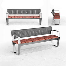 YXIANG56Q Buffet Sideboards Modern Outdoor Bench with Backrest and Armrests, Suitable for 2-4 People for Dining Room(Large)