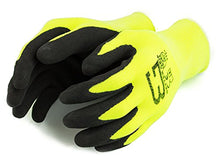 (Box Deal) BGS-LM-9L-CS, Better Grip Nylon Sandy Latex Coated Work Gloves, 144 Pairs/CS (Large, Hi-Vis Lime)