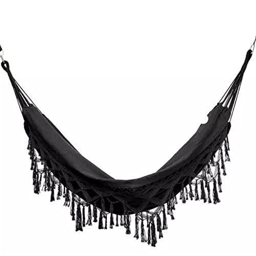MaGiLL Hammock for 2 Person Boho Swing Bed Macrame Fringe Chair Washable Net Camping Etc