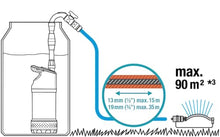 Gardena Pompa per Cisterna 4700/2 INOX Automatic: Pompa Sommersa a Pressione con Filtro Integrato, Portata 4700 L/H, Valvola di Regolazione per L’Impostazione Della Quantità D’Acqua (1766-20)