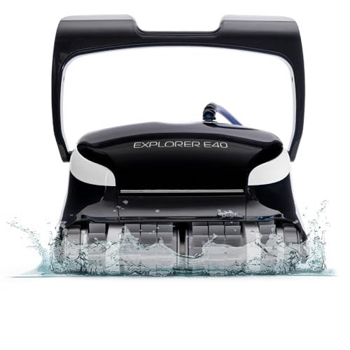 Dolphin Explorer E40 Wi-Fi Robotic Pool Vacuum Cleaner Black