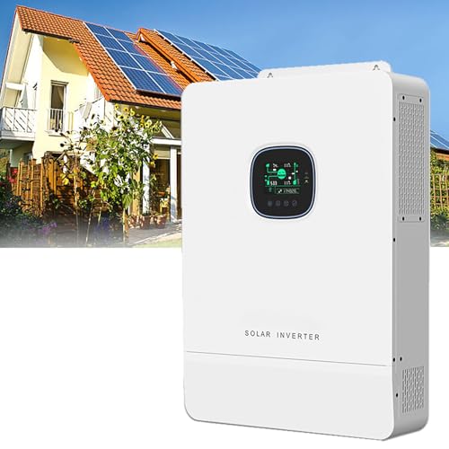 RoyceBee 100000W 48V Solar Inverter, Built-in 2 MPPT Solar Controllers, Max 200A Battery Charging, AC Input/Output 120V/220V(settable),Pure Sine Wave Inverter(Parallel/WiFi/BMS COMM)