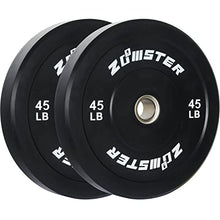Zoomster Olympic Bumper Weight Plate 260LB Black