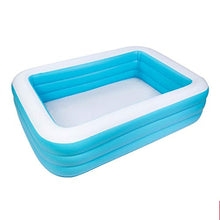 Full-Sized Inflatable Lounge Pool Independent Layered Airbag Height Adjustable Air Swimming Pool Water Party Outdoor Garden Backyard Backyard Wat