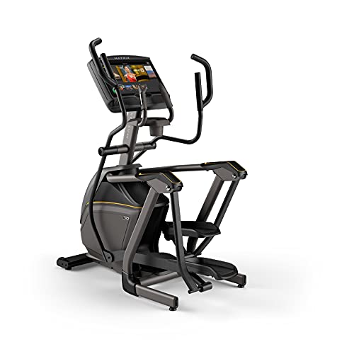 Matrix Fitness E50 Elliptical Trainer with XUR Console Black/Yellow