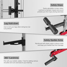 Fitness Dreamer Leg Developer Home Gym Smith Linear Bearing Cage Weight Lifting Machine Red