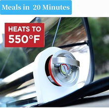 XIVUIFOI Portable Solar Oven Cooker, Foldable 4.5L Camping Stove with Thermometer, Ideal for Outdoor Cooking, Family BBQ,Sun Cooker for Campers