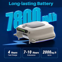 GHRERTX Automatic Pool Skimmer Cleaner Robot,30W Manual Remote Control Pool Surface Skimmer Robotic with 3-Speed Adjustment,10-Hour Continuous Cleaning&2000sq.ft.for Swimming Pools