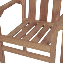 KUTYWEXFM 8-Piece Solid Teak Patio Dining Chairs with Cushions Stackable