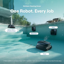 Beatbot Sora 30 Pool Vacuum, Floor & Wall & Waterline & Platform Cleaning, 6800GPH Power, Smart Parking, 300Min Runtime, 5L Capacity, for Above & In-Ground Pools 3229 sq.ft, Deep Blue