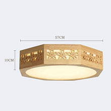 Lamp Ceiling Lights lamp Solid Wood Lamps Light Ceiling Light Wooden Light Wood Lamps for Study Room, Bedroom, Living Room (Size : M)