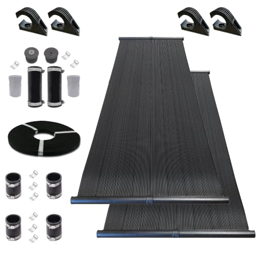 Highest Performing Design - DIY Solar Pool Heater Kit - 15-20 Year Life Expectancy (2-4x10 / 1.5" I.D. Header)