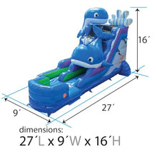 TentandTable 16FT Commercial Inflatable Water Slide & Blower, Ocean Whale