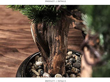 LSHAOBO Artificial Bonsai Tree Fake Plant Decoration Potted Houseplant Japanese Pine Bonsai Plant Decoration Desktop Display