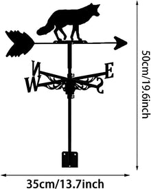 Creative Weather Vane with Anti Rust Coating Weathervane Garden Stake with Roof Mount Direction Indicator Kit for Garden Patio Yard Decoration (Style 5) (Style 3)