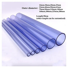 KOFSOL Transparent Tube, OD 16~90~280mm Transparent UPVC Aquarium Fish Tank Tube, Hydroponic Planter Garden Irrigation System Pipe Fittings 2pcs (Color : Outer Dia 280mm)