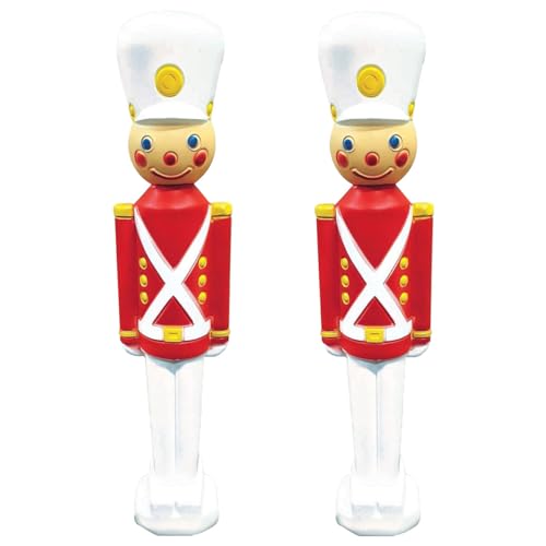 PMU 6Pc Toy Soldier 31" Light Up Christmas Decoration