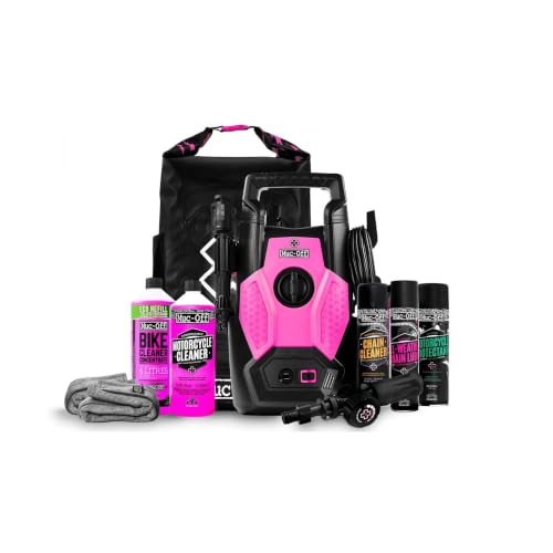 Muc-Off Moto Pressure Washer Bundle, Motorcycle-Specific Cleaning Kit