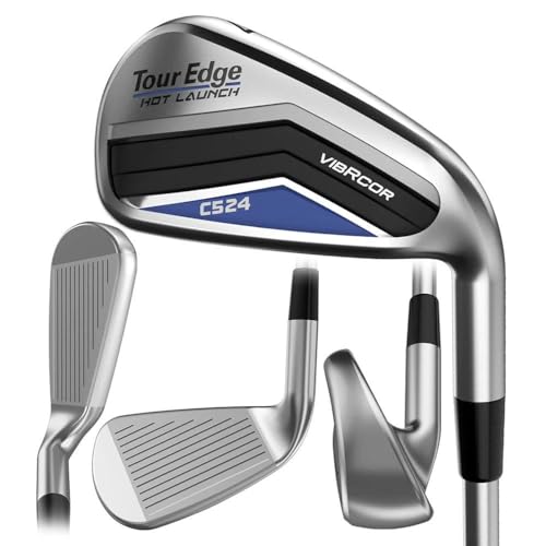Tour Edge Hot Launch C524 Iron Set 5-PW+AW Graphite Senior 2024