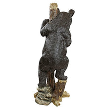 Design Toscano Bashful Black Bear Cub Outdoor Garden Animal Statue, 34 Inch, Resin, Full Color Finish