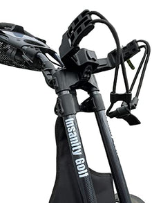Insanity Golf Electric Golf Trolley with Remote Control, Aluminum Frame, Lithium-Ion Battery - Black