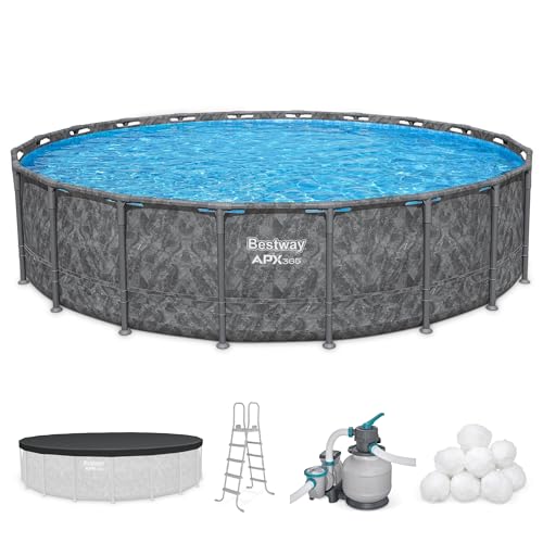 Bestway APX 365 20' x 52" Above Ground Pool Set with Sand Filter Pump