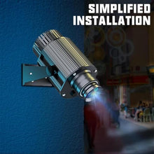 FinOti 90w,Custom GOBO Projector Light Custom Logo Lights Outdoor LED Rotating Customize Logo Spotlight Personalized Wall Outdoor Waterproof IP67 Image for Commercial Shop Entrance Floor