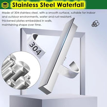 72" 60" 50" 48" 40" 36" 24" 18" 16" 12" Custom Pool Fountain Water Feature Spillway, All-in-1 Pond Waterfall Kit, Embedded Mount Spray Water Accessories
