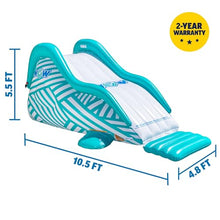 WOW Sports Wiggler Inflatable Sprinkler Slide with Center Bump