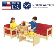 Jonti-Craft Couch Corner Red