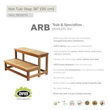 Arb Teak & Specialties Hot tub Step 36" (90 cm)