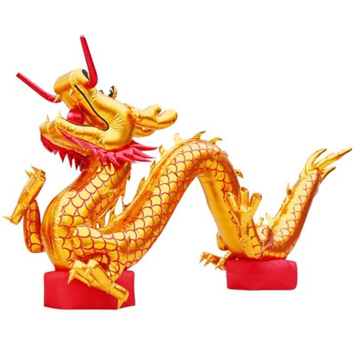 Inflatable Dragon Large Long Inflatable Dragon Decoration Outdoor Chinese New Year Decorations for Party Indoor Outdoor Christmas Garden Yard Decor(1pcs,8M)