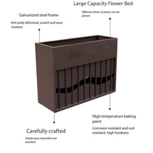 KHUTRW3D Outdoor Outdoor Planter Box Partition Fence for Park Hotel Flower Box(Medium)
