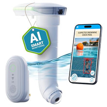 MYLO Smart AI Pool Alarm - Dual Camera - Underwater Drown Monitor System - White