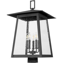 Z-Lite Rainer 5 Light Post Light 26" Tall Black